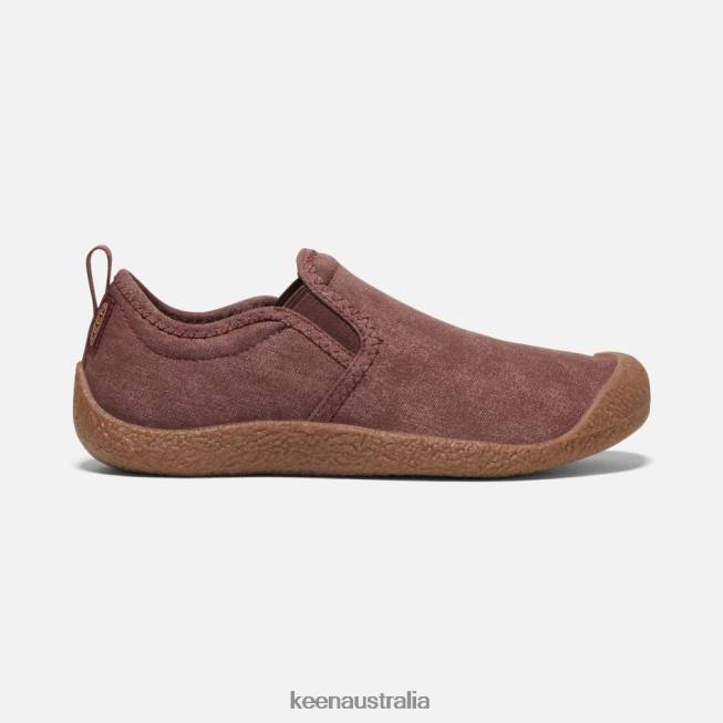 H68B140 Andorra-Brown Keen Howser Canvas Slip-On