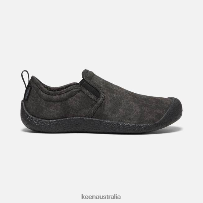 H68B141 Black Keen Howser Canvas Slip-On