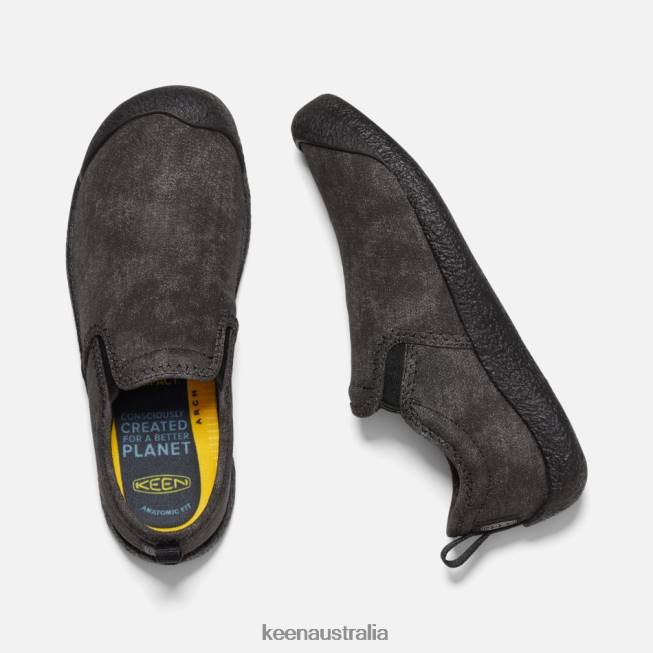 H68B141 Black Keen Howser Canvas Slip-On