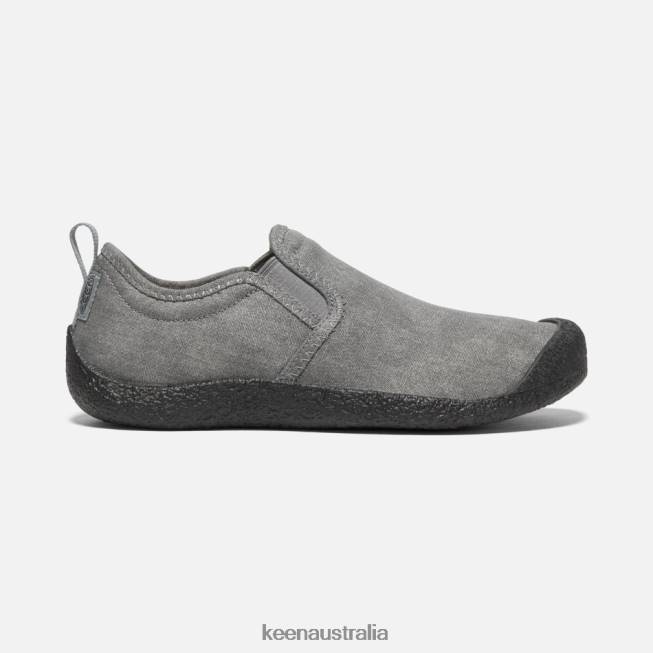 H68B143 Grey-Black Keen Howser Canvas Slip-On
