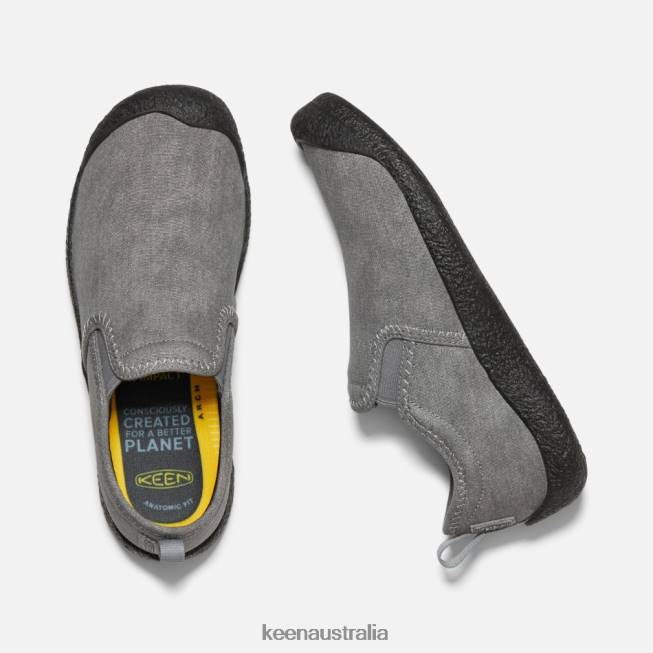 H68B143 Grey-Black Keen Howser Canvas Slip-On