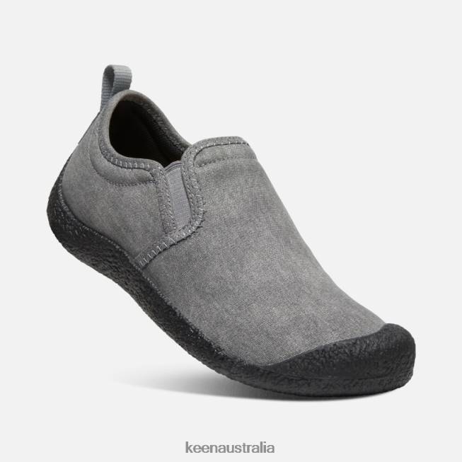 H68B143 Grey-Black Keen Howser Canvas Slip-On