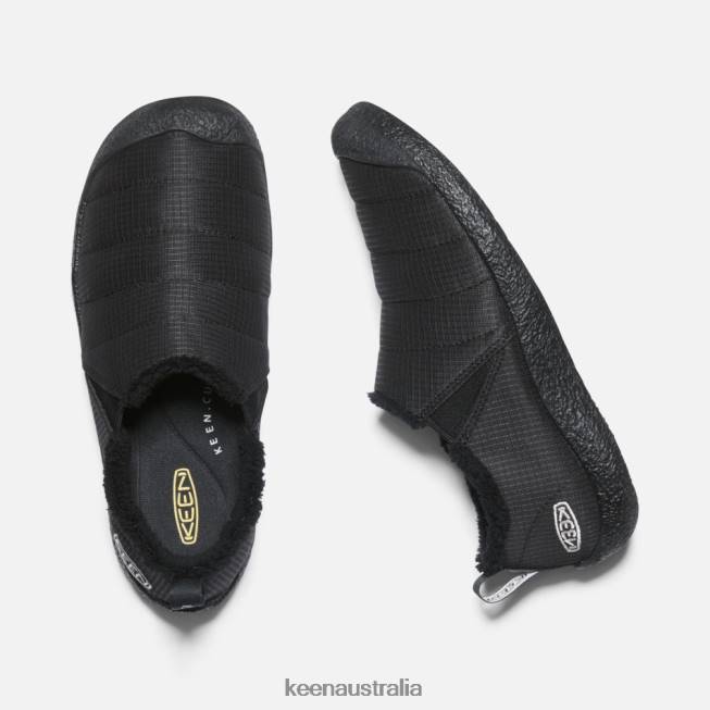 H68B148 Triple Black Keen Howser II Slippers