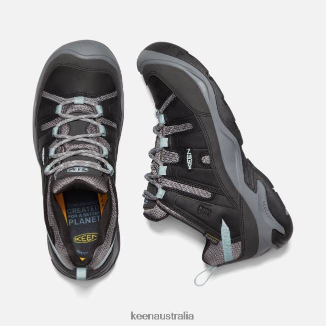 H68B150 Black-Cloud Blue Keen Circadia Waterproof Shoe
