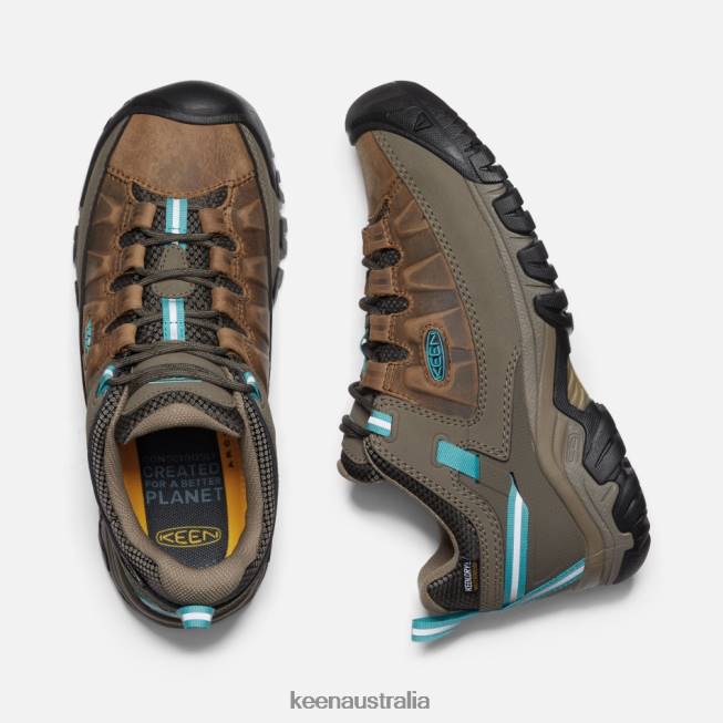 H68B152 Toasted Coconut-Porcelain Keen Targhee III Waterproof Hiking Shoes