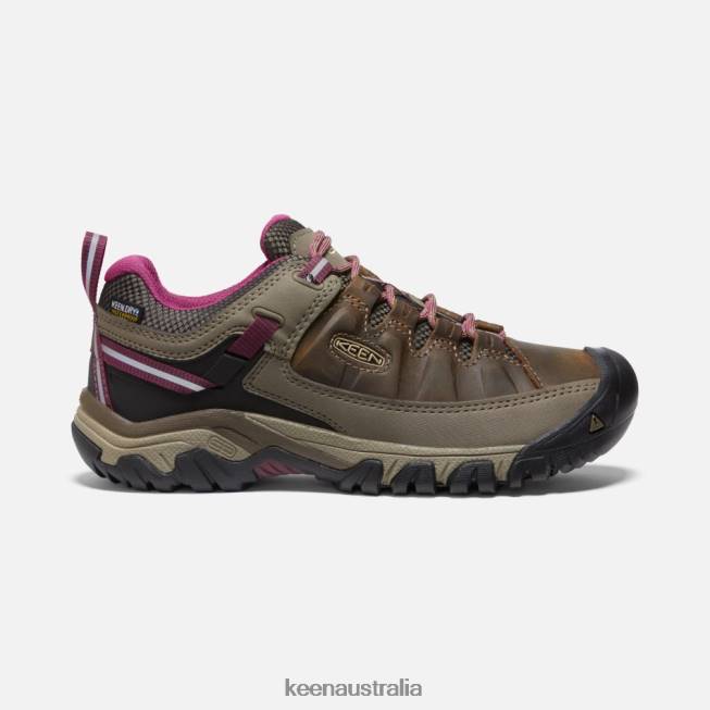 H68B154 Weiss-Boysenberry Keen Targhee III Waterproof Hiking Shoes
