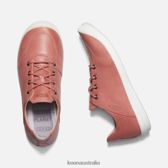 H68B164 Brick Dust-Star White Keen Lorelai II Casual Trainers