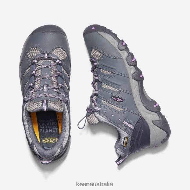 H68B165 Steel Grey-African Violet Keen Koven Waterproof Shoe