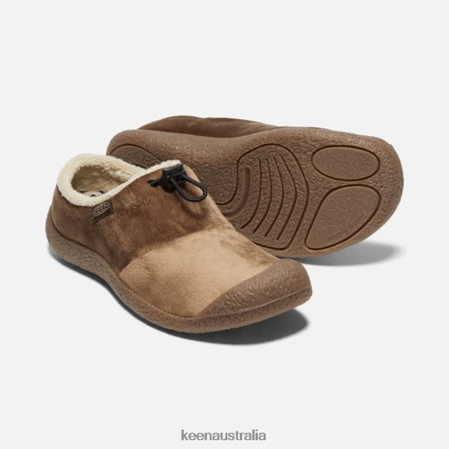H68B324 Dark Earth Velour Keen Howser III Slide