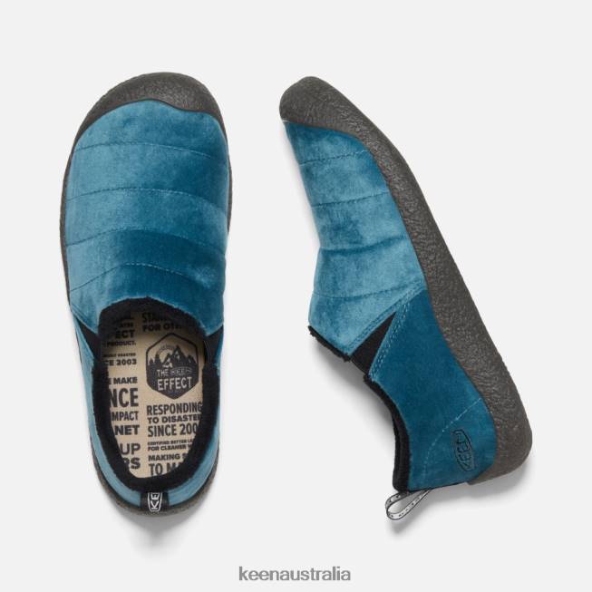 H68B349 Legion Blue Velour Keen Howser II
