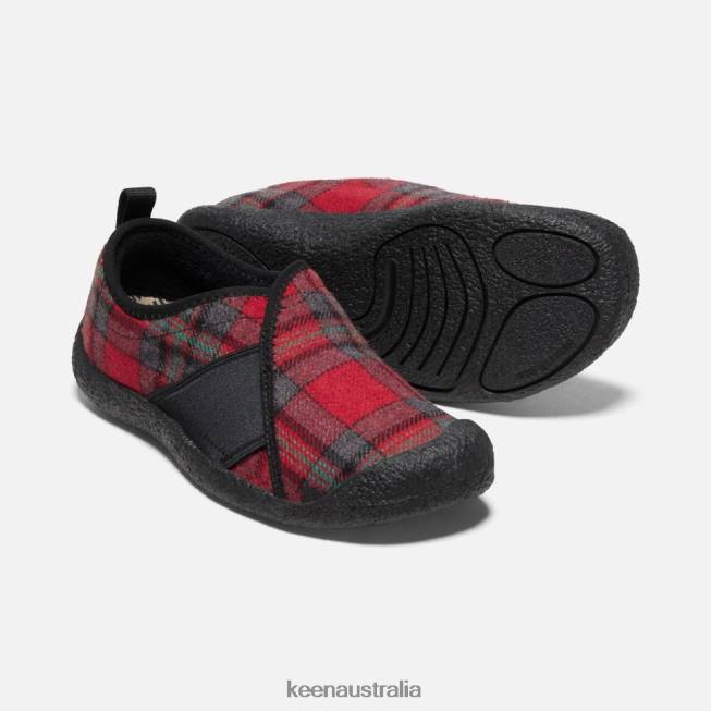 H68B356 Red Plaid-Black Keen Howser Wrap