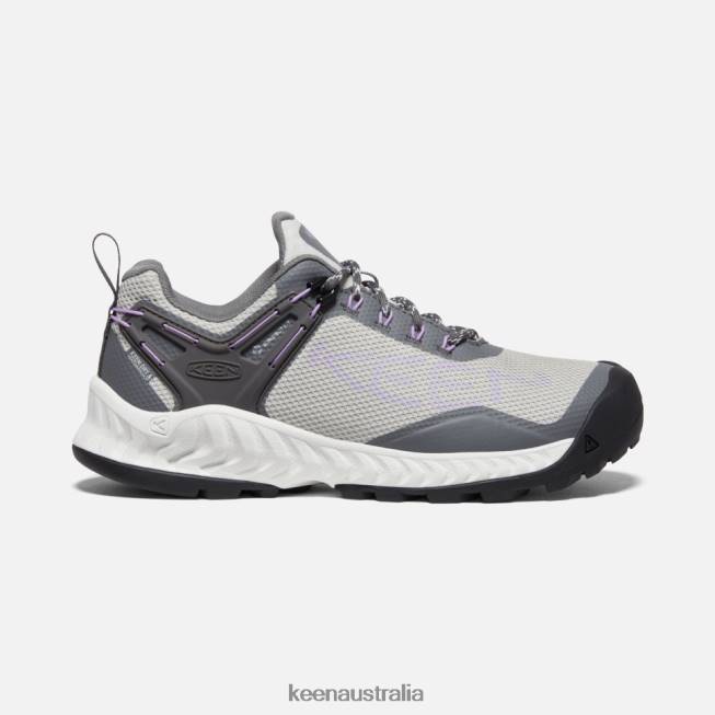 H68B400 Steel Grey-English Lavender Keen NXIS EVO Waterproof Shoe