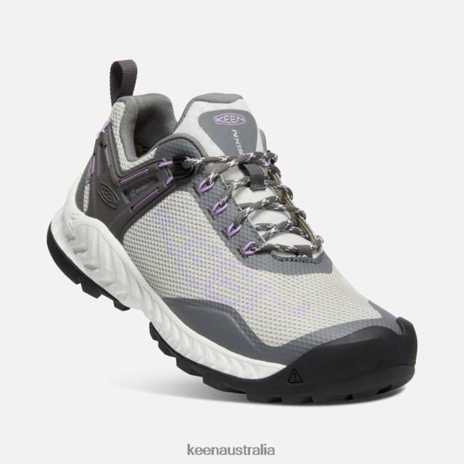 H68B400 Steel Grey-English Lavender Keen NXIS EVO Waterproof Shoe